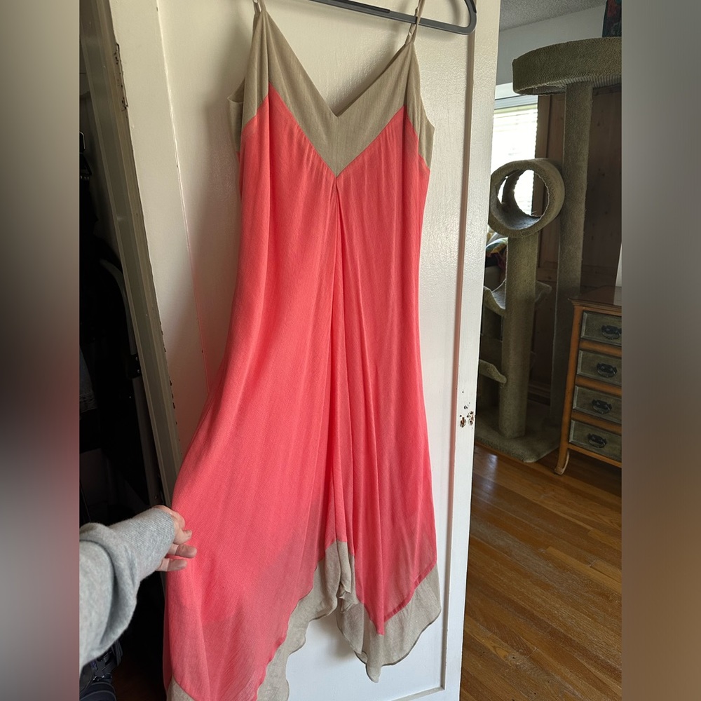 Flowy gorgeous linen lined dress